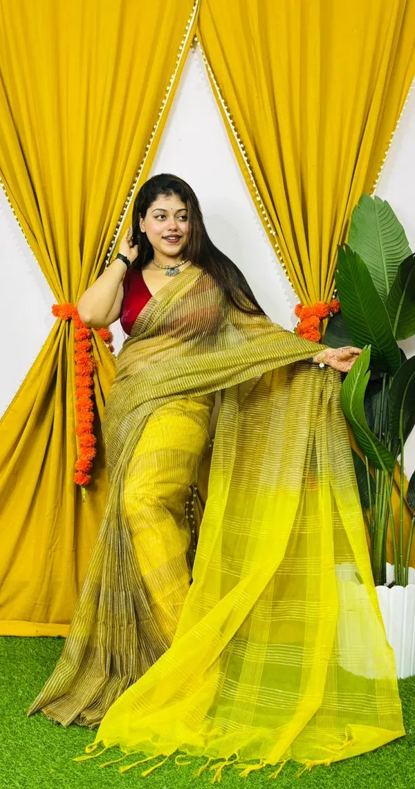 Organza_kota_silk_Saree_with_blouse