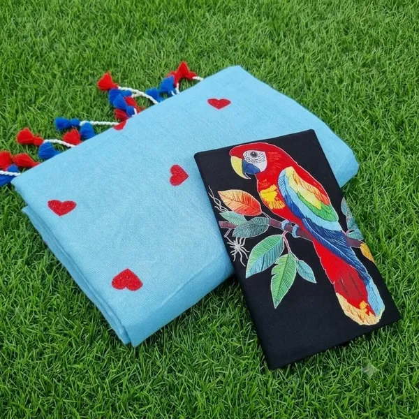 Love_Embroidery_Saree_with_digital_print_with_blouse
