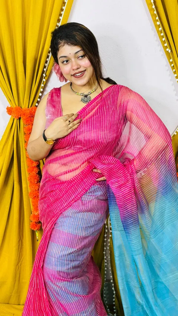 Organza_kota_silk_Saree_with_blouse