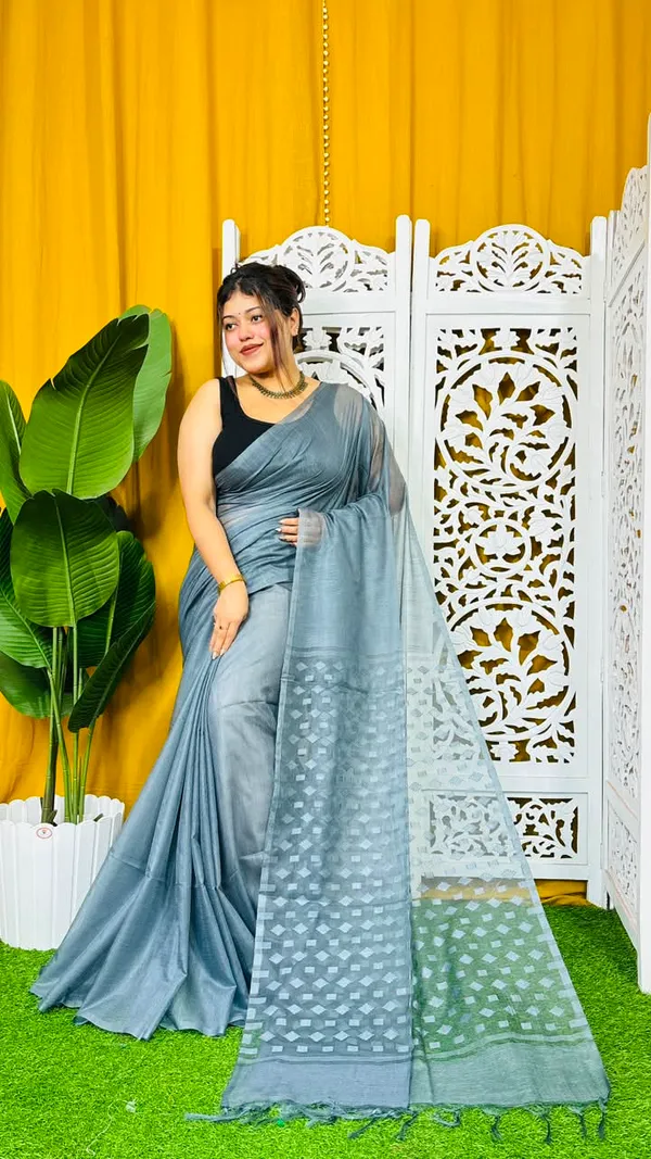 Organza_kota_silk_Saree_with_blouse