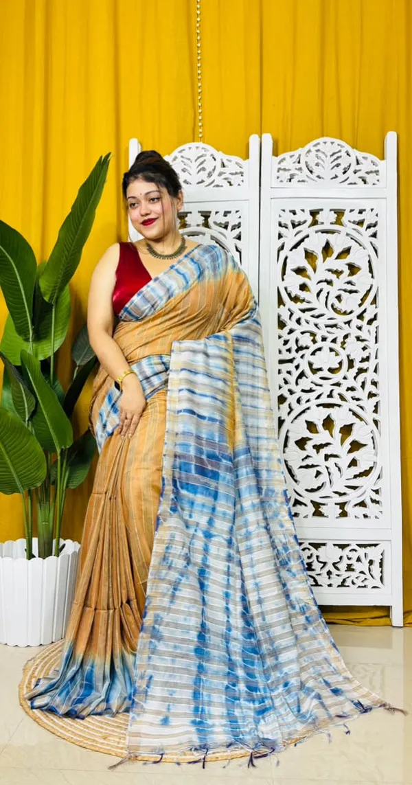 Organza_kota_silk_Saree_with_blouse