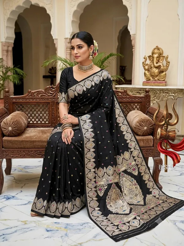 Black_Traditional_Saree_for_Women