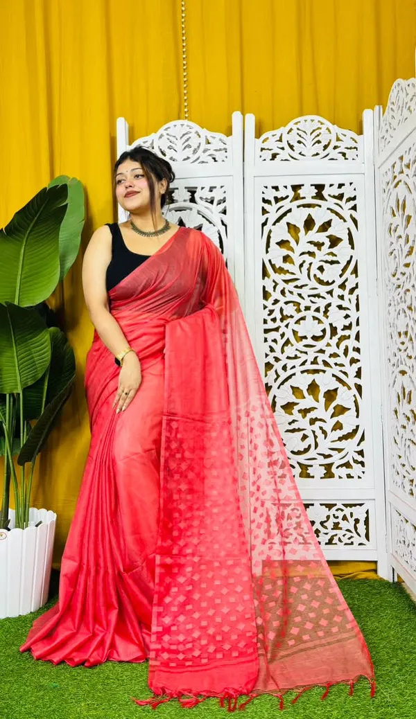 Organza_kota_silk_Saree_with_blouse