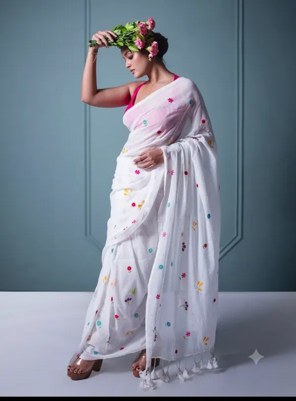 Khadi_Gini_Saree_With_Blouse_Piece