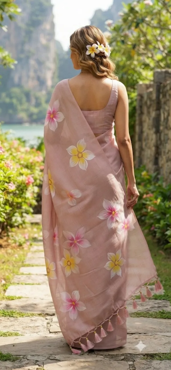 120_Count_Mul_Cotton_Saree_Hand_Print_Without_Blouse_Piece_Quality_Premium_Thin