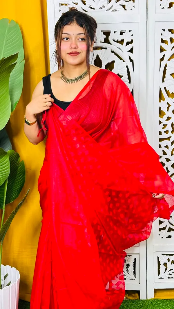 Organza_kota_silk_Saree_with_blouse