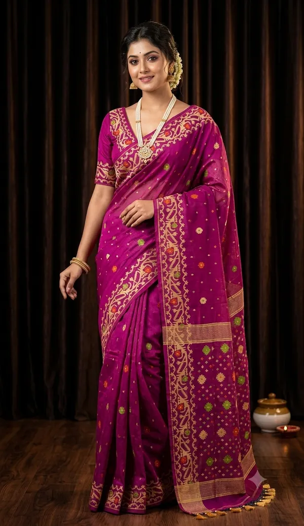 Cotton_Jamdani_Saree