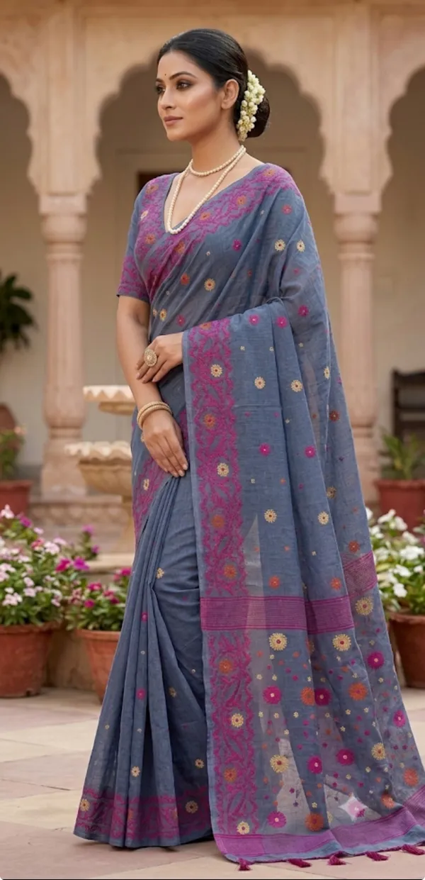 Cotton_Jamdani_Saree