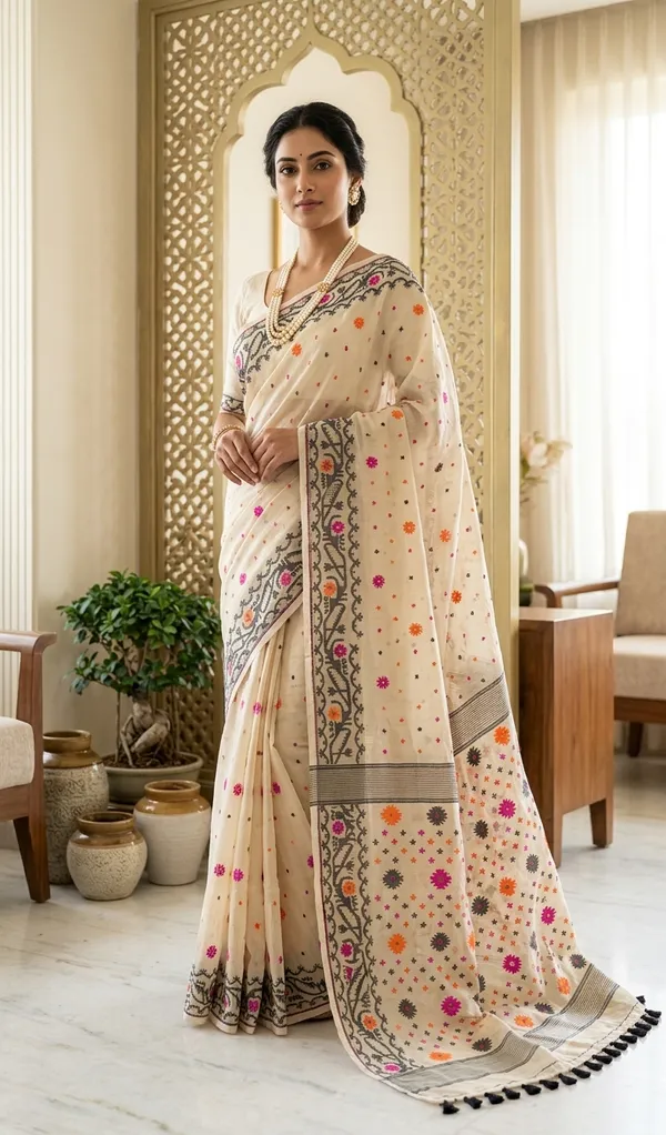 Cotton_Jamdani_Saree