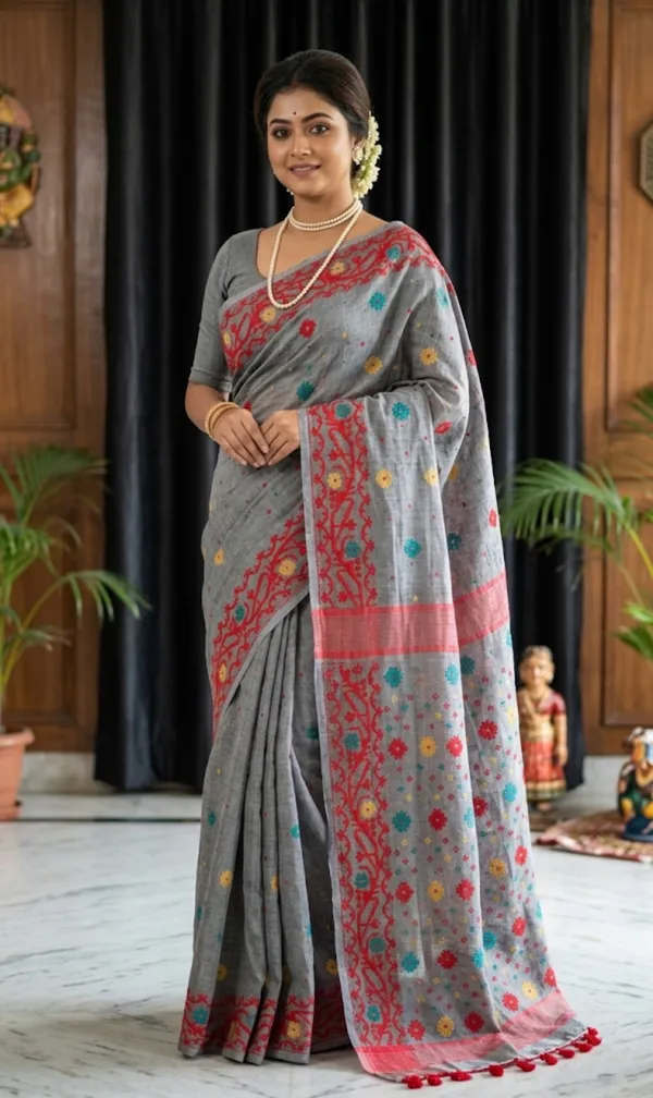 Cotton_Jamdani_Saree