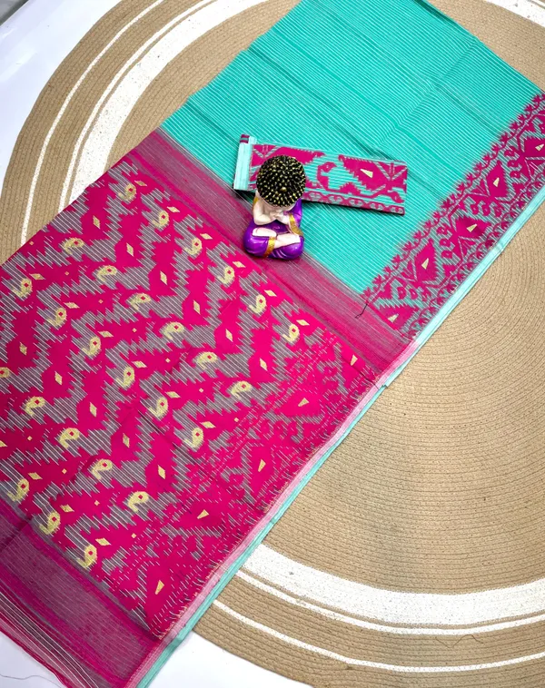 Resom_Kota_Chek_Jamdani_Saree