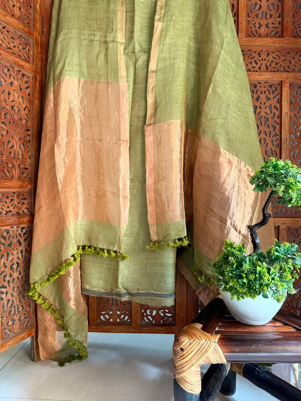 Pure_Mercerised_Cotton_Kurti_And_Dupatta_Set