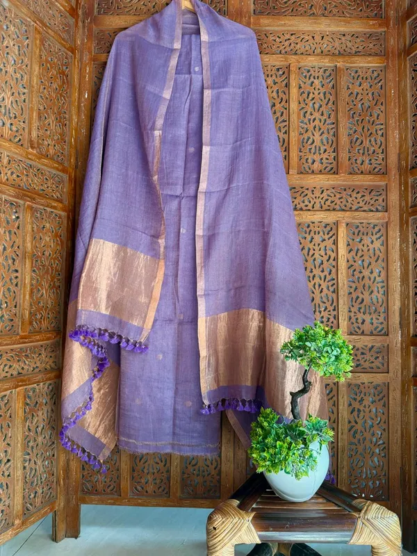 Pure_Mercerised_Cotton_Kurti_And_Dupatta_Set