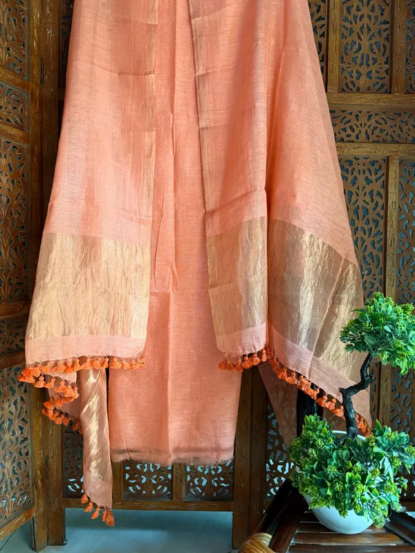 Pure_Mercerised_Cotton_Kurti_And_Dupatta_Set