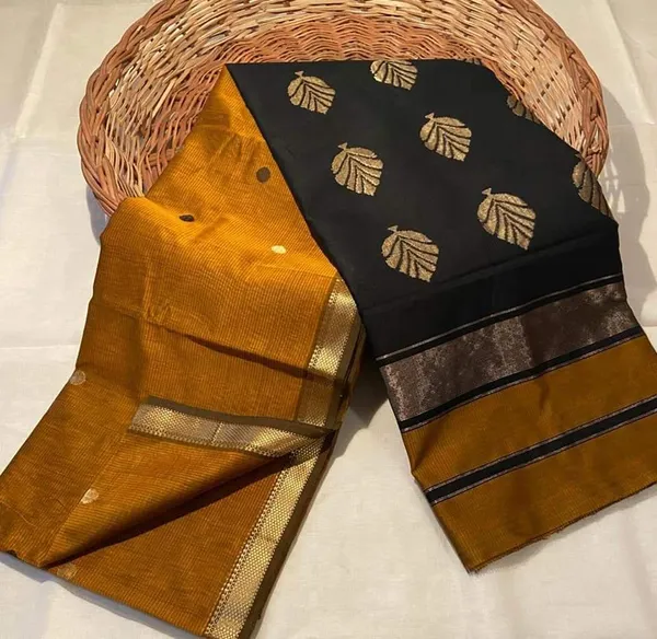 Maheshwari_Cotton_Silk_Saree_With_Blouse_Piece_Cotton_Silk_Fabric
