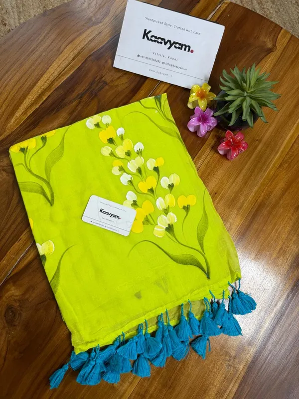 120_Count_Mul_Cotton_Saree_Hand_Print_Without_Blouse_Piece_Quality_Premium_Thin