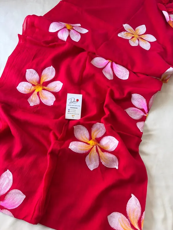 120_Count_Mul_Cotton_Saree_Hand_Print_Without_Blouse_Piece_Quality_Premium_Thin