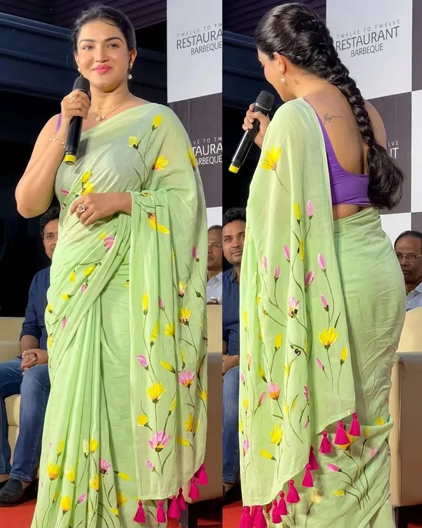 120_Count_Mul_Cotton_Saree_Hand_Print_Without_Blouse_Piece_Quality_Premium_Thin