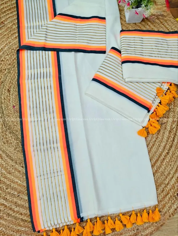 120_Count_Mul_Cotton_Saree_Hand_Print_Without_Blouse_Piece_Quality_Premium_Thin