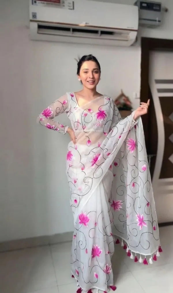 120_Count_Mul_Cotton_Saree_Hand_Print_Without_Blouse_Piece_Quality_Premium_Thin