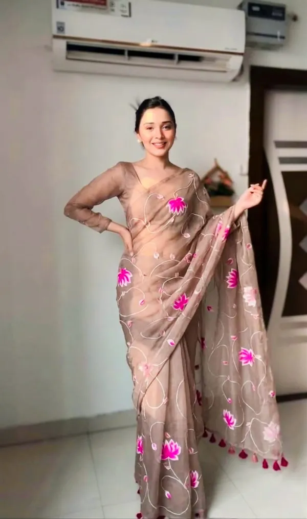 120_Count_Mul_Cotton_Saree_Hand_Print_Without_Blouse_Piece_Quality_Premium_Thin