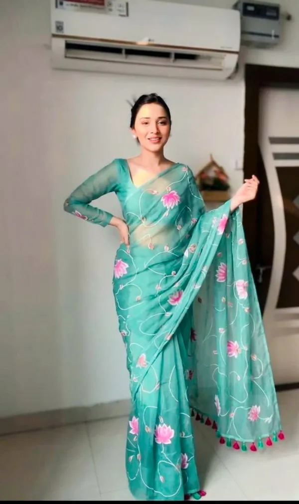 120_Count_Mul_Cotton_Saree_Hand_Print_Without_Blouse_Piece_Quality_Premium_Thin