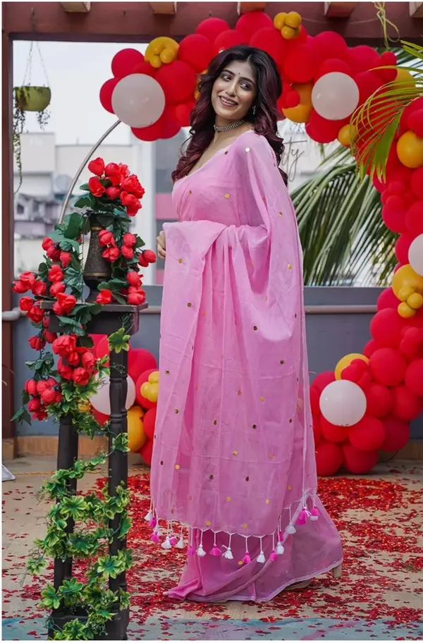 Mull_Cotton_Gini_Work_Saree_Without_Blouse_Piece_Quality_Premium_Thin