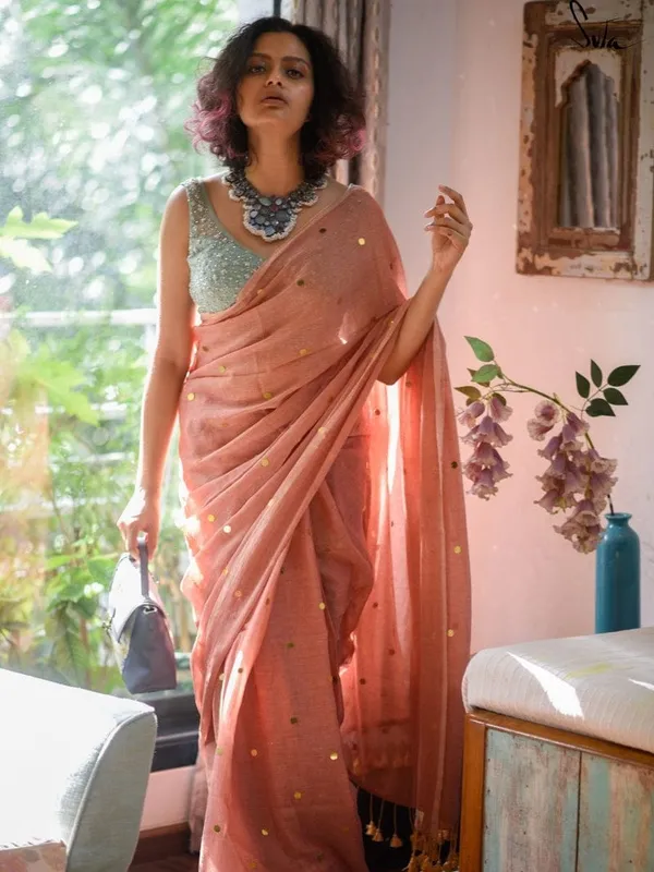 Mull_Cotton_Gini_Work_Saree_Without_Blouse_Piece_Quality_Premium_Thin