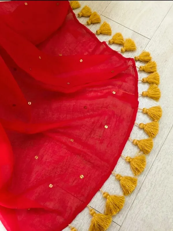 120_Count_Mul_Cotton_Gini_Work_Saree_Without_Blouse_Piece