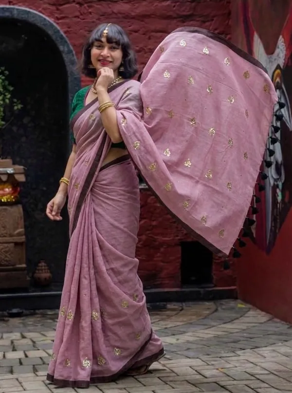 Mul_Cotton_Sequence_Saree_Without_Blouse_Piece_Quality_Premium_Thin