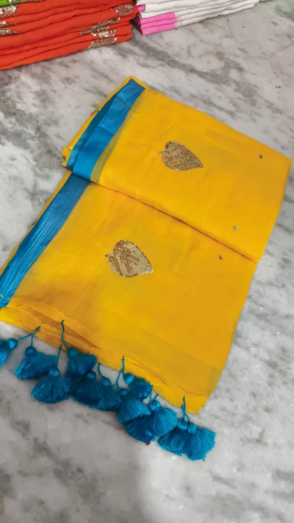 Mul_Cotton_Sequence_Saree_Without_Blouse_Piece_Quality_Premium_Thin