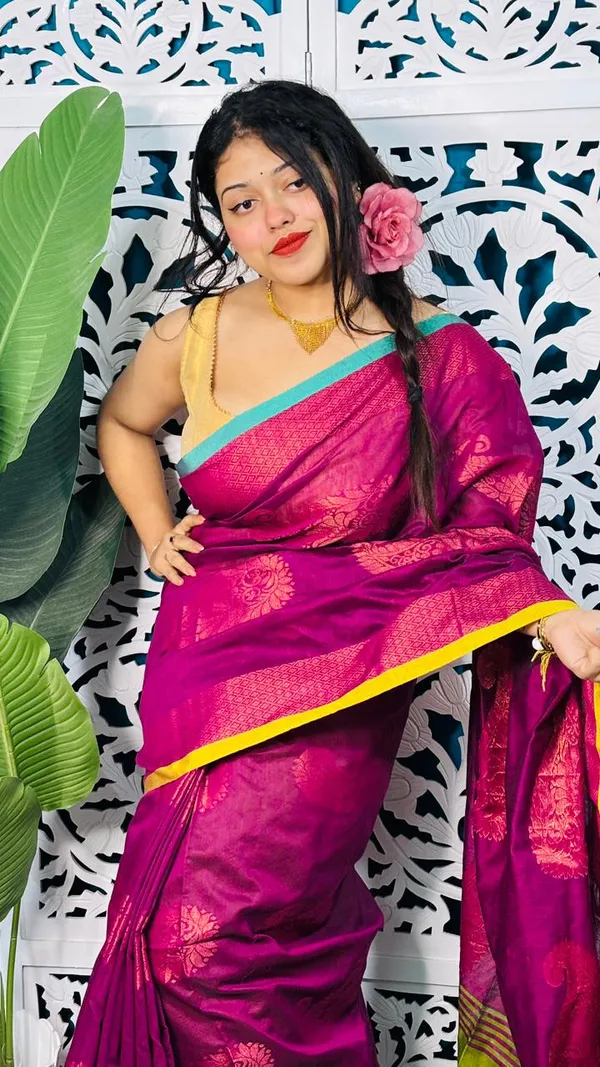Handloom_Kolka_Woven_Design_Cotton_Silk_Saree_With_Blouse_Piece