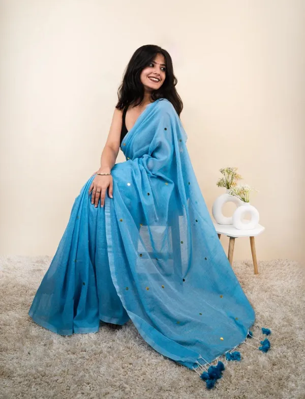 Khadi_Gini_Saree_With_Blouse_Piece
