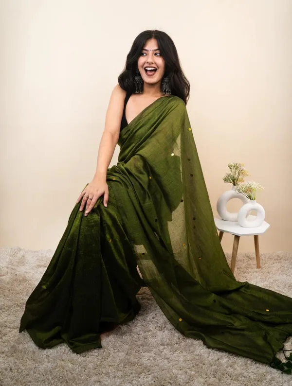 Khadi_Gini_Saree_With_Blouse_Piece