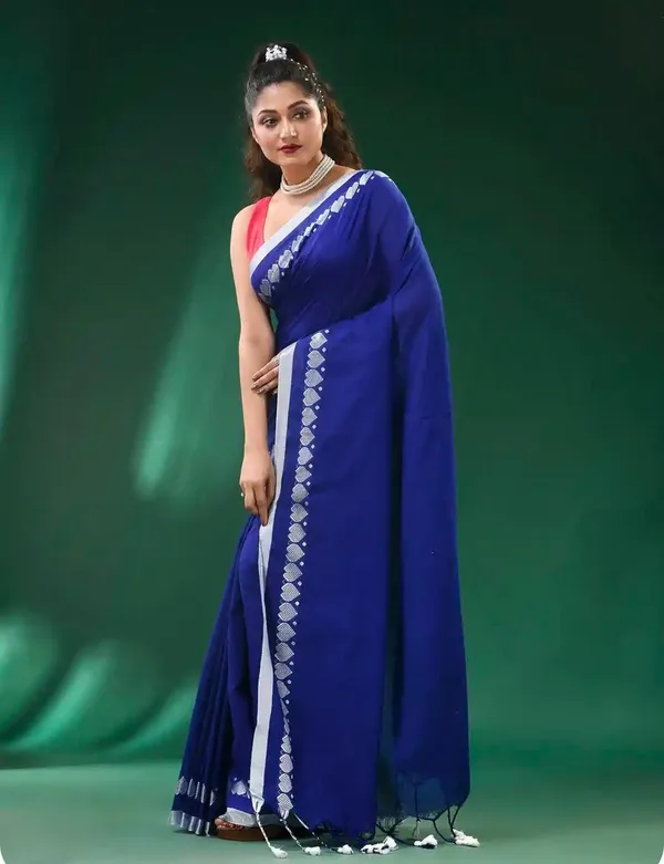 Khadi_Cotton_Saree_With_Blouse_Piece