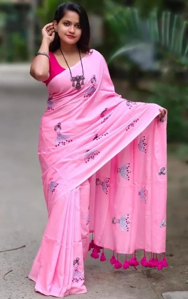 Khadi_Cotton_Saree_With_Blouse_Piece
