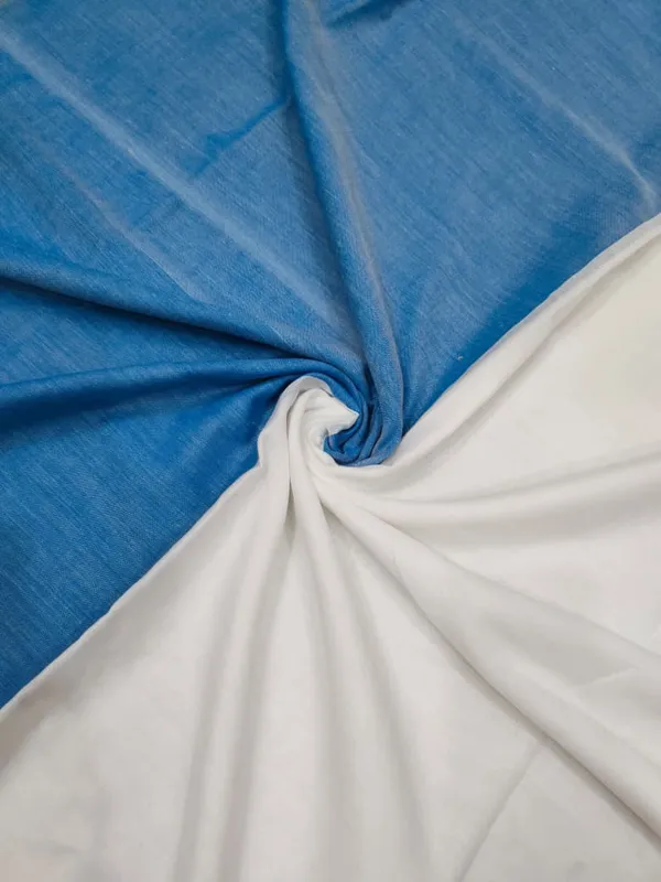 Half_Half_Khadi_Cotton_Saree_With_Blouse_Piece