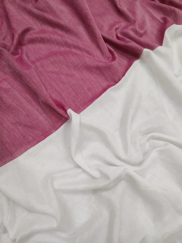 Half_Half_Khadi_Cotton_Saree_With_Blouse_Piece