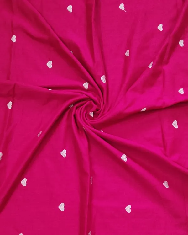 Love_Khadi_Saree_With_Different_Colour_Border_And_Blouse_Piece