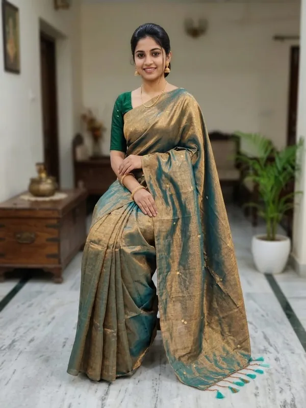 Gini_Tissue_Saree_With_Blouse_Piece