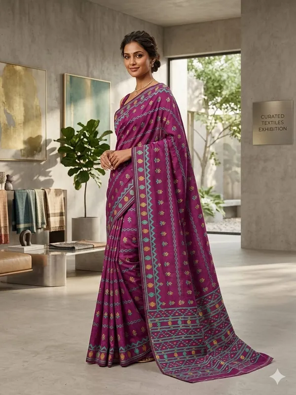 New_Beautiful_All_Over_Soft_Dhakai_Jamdani_With_Blouse_Piece