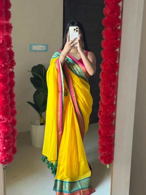 Mul_Cotton_Saree_With_Blouse_Piece