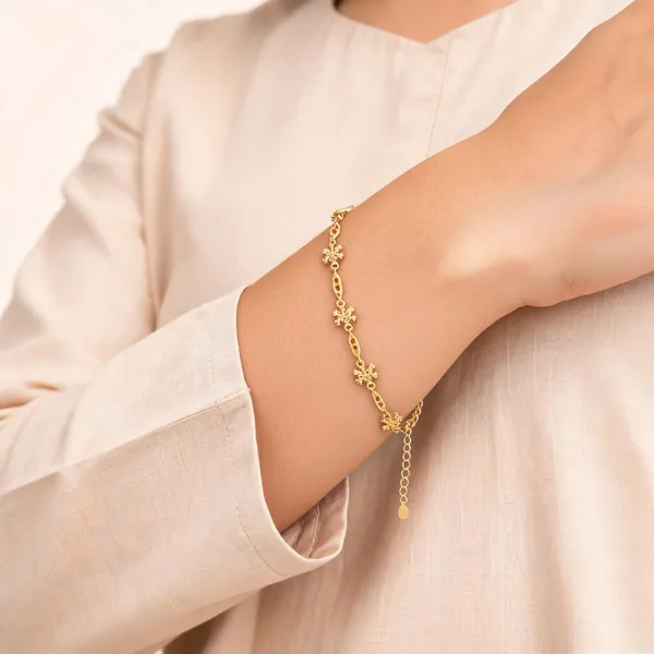 Gold-Tone_Sterling_Silver_92.5_Bracelet_For_Women