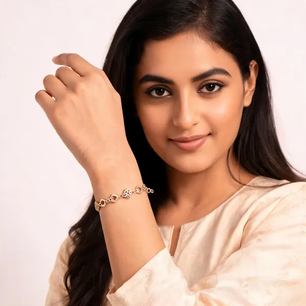 Gold_Sterling_Silver_92.5_Bracelet_For_Women