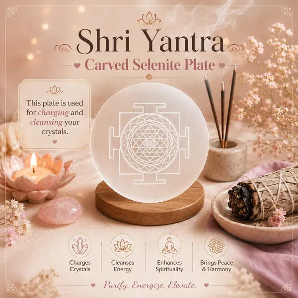 Selenite_Plate_with_Shri_Yantra_Carving