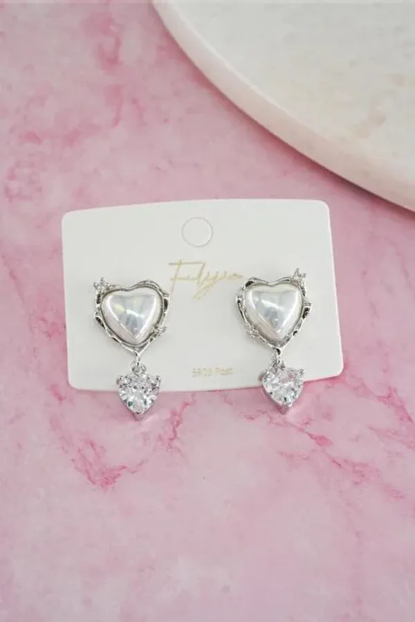 Silver_Tone_Heart_Drop_Earrings_for_Women