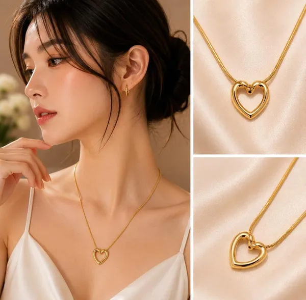 Gold_Tone_Heart_Pendant_Necklace_for_Women
