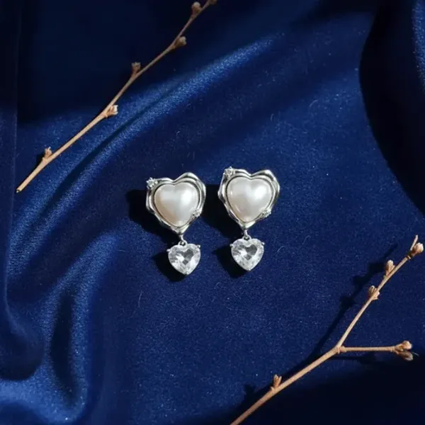 Silver_Tone_Heart_Drop_Earrings_for_Women