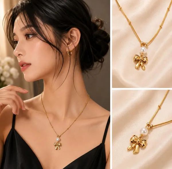 Gold_Tone_Pearl_Flower_Pendant_Necklace_for_Women