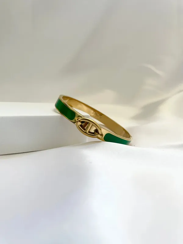 Green_Gold_Tone_Bangle_Bracelet_for_Women